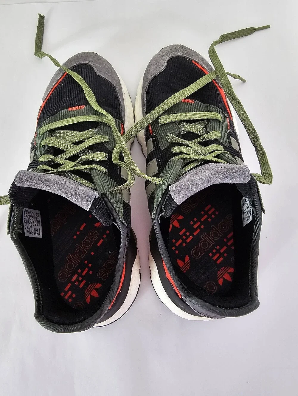 adidas Originals Nite Jogger Black Legacy Green Sneaker FZ1960 Retro Men's 8